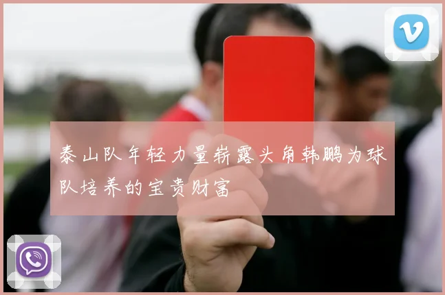 泰山队年轻力量崭露头角韩鹏为球队培养的宝贵财富